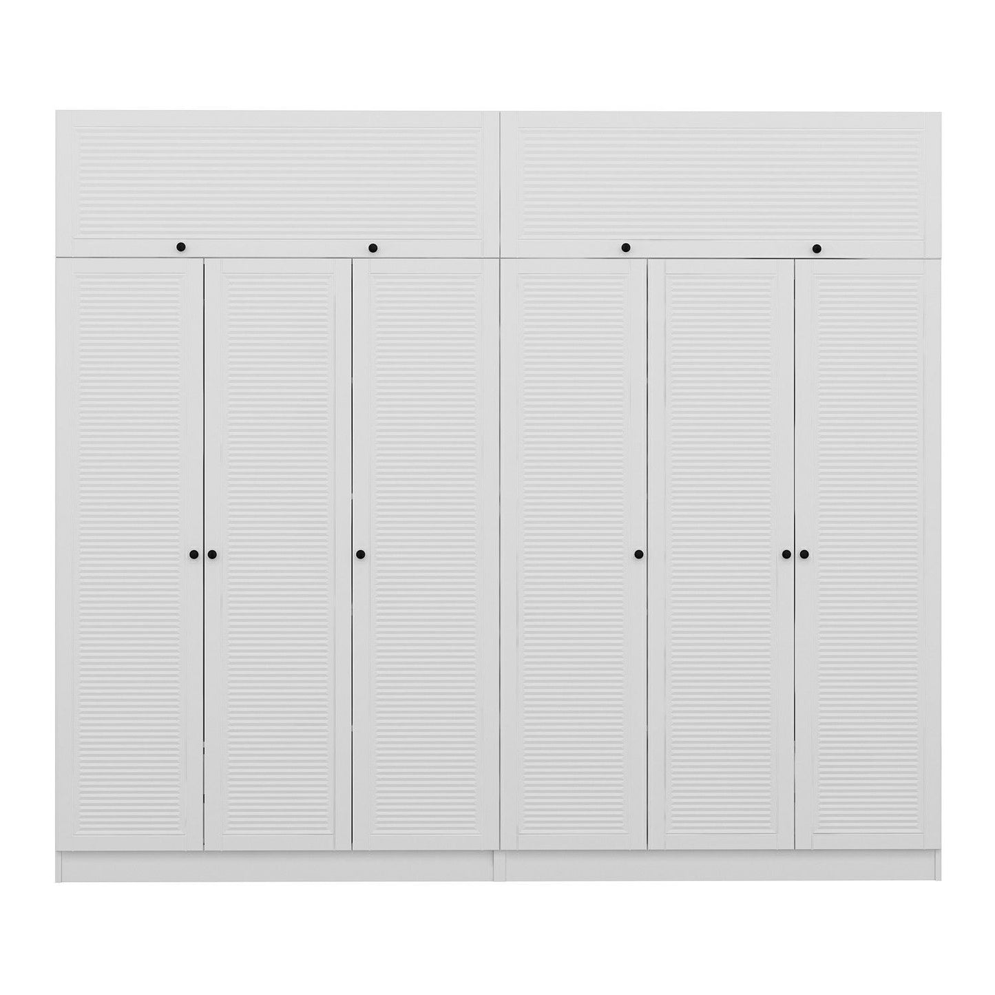 Ντουλάπα 270x210x52 εκ Λευκό 506MNR2905