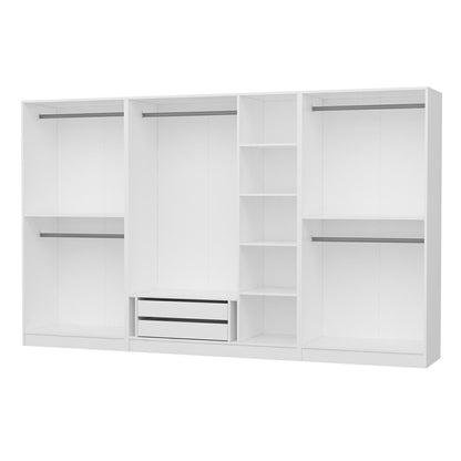Ντουλάπα 315x190x52 εκ Λευκό 506MNR2947