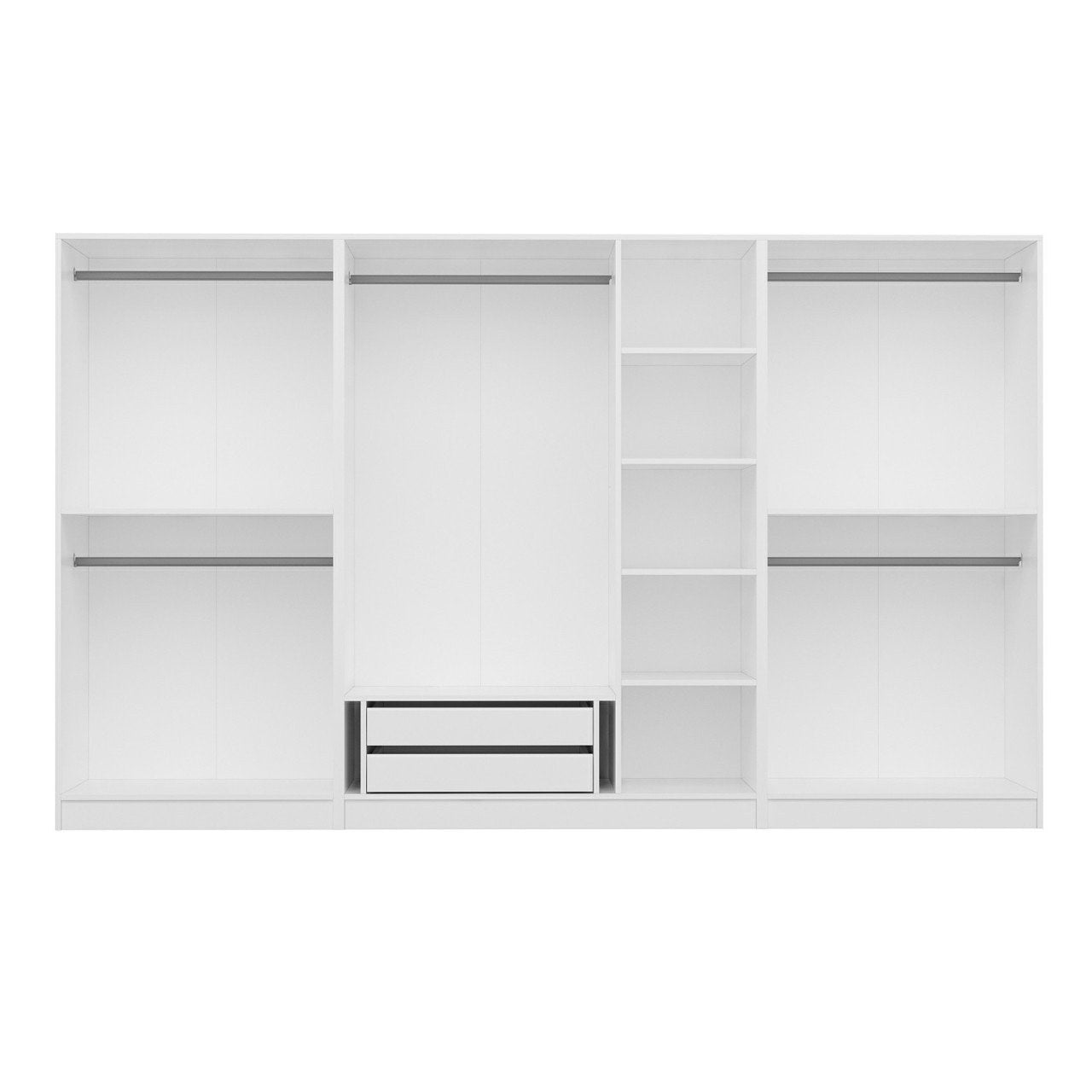 Ντουλάπα 315x210x52 εκ Λευκό 506MNR2948