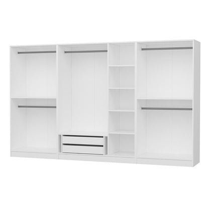 Ντουλάπα 315x210x52 εκ Λευκό 506MNR2948
