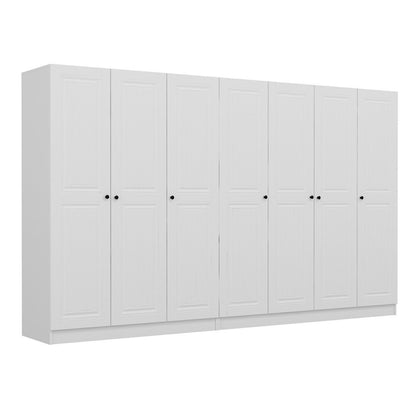 Ντουλάπα 315x190x52 εκ Λευκό 506MNR2949
