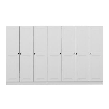 Ντουλάπα 315x190x52 εκ Λευκό 506MNR2949