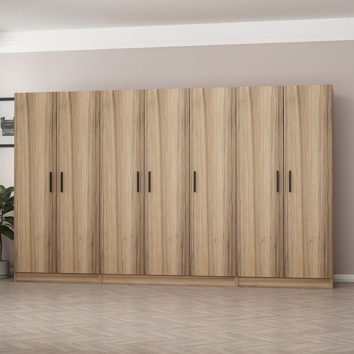 Ντουλάπα 315x190x52 εκ Dore 506MNR3104