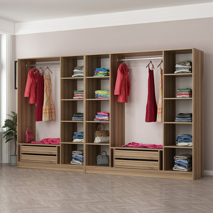 Ντουλάπα 315x210x52 εκ Dore 506MNR3109