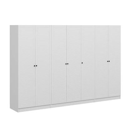Ντουλάπα 315x210x52 εκ Λευκό 506MNR3130