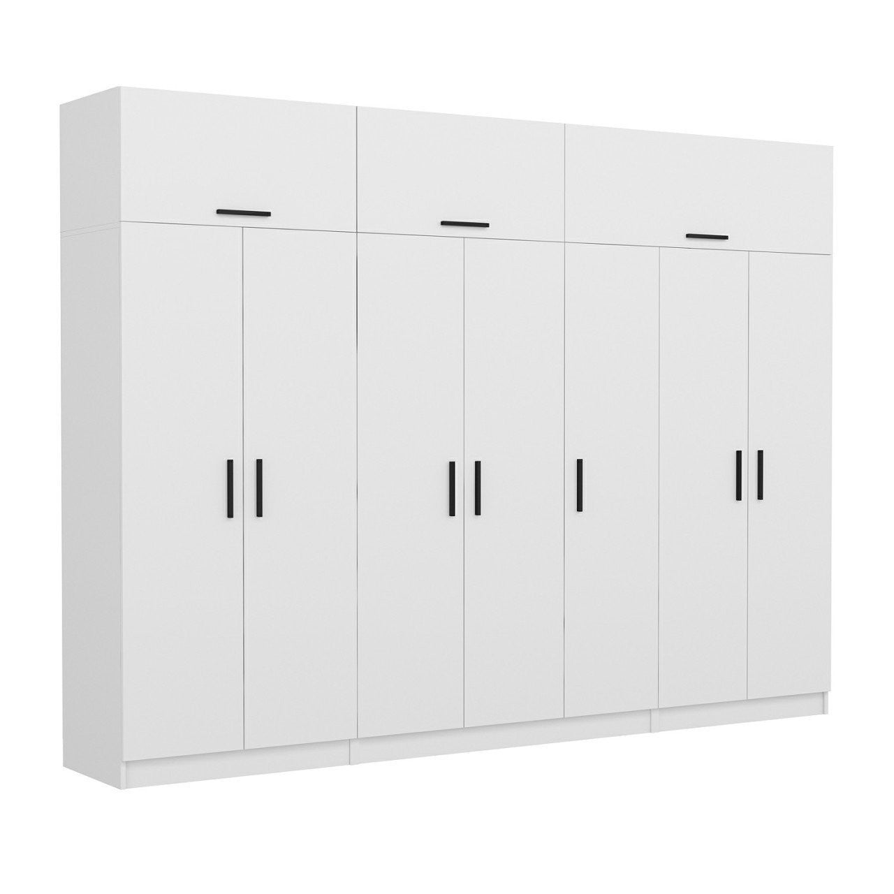 Ντουλάπα 315x235x52 εκ Λευκό 506MNR3503