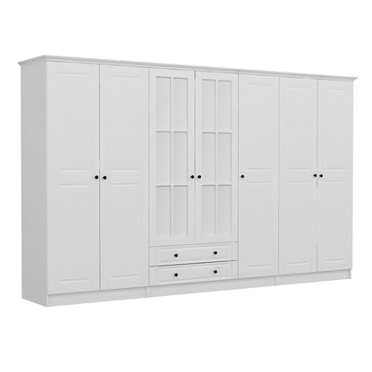 Ντουλάπα 315x210x52 εκ Λευκό 506MNR3522