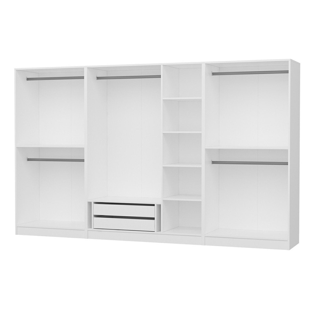 Ντουλάπα 315x210x52 εκ Λευκό 506MNR3522