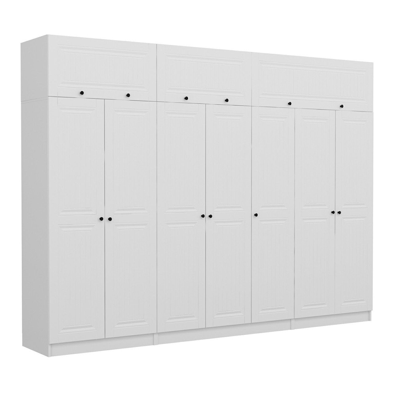 Ντουλάπα 315x235x52 εκ Λευκό 506MNR3579