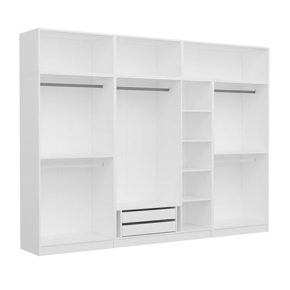 Ντουλάπα 315x235x52 εκ Λευκό 506MNR3579