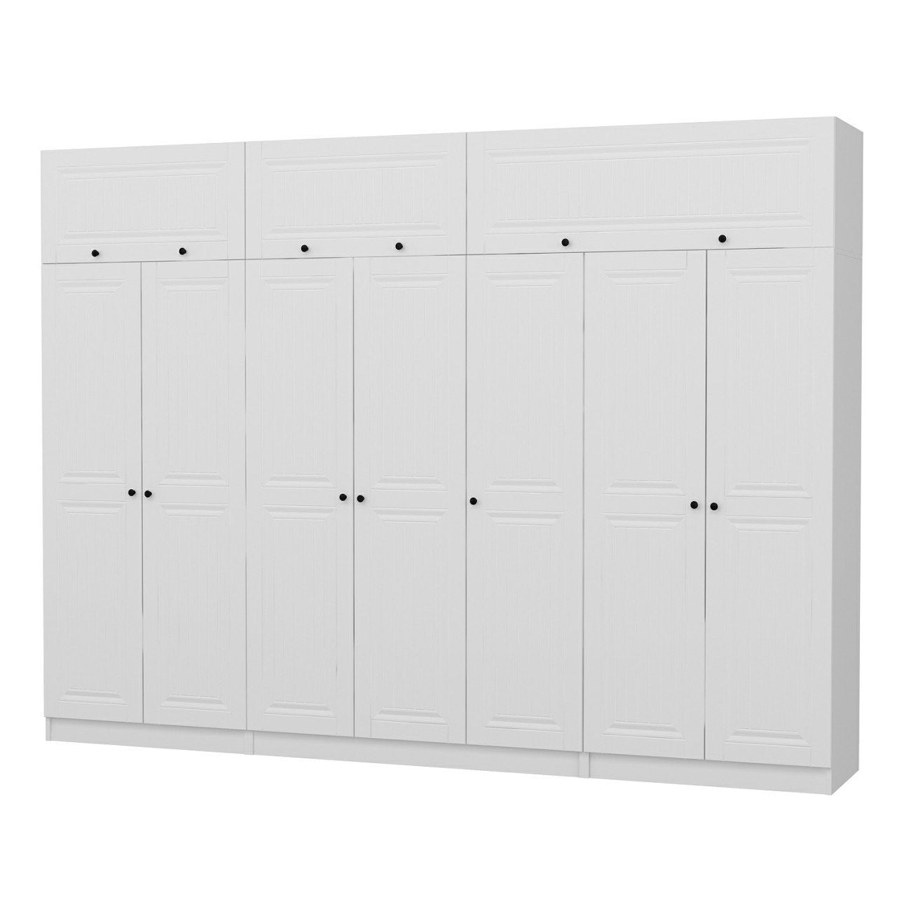 Ντουλάπα 315x255x52 εκ Λευκό 506MNR3580