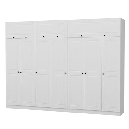 Ντουλάπα 315x255x52 εκ Λευκό 506MNR3582