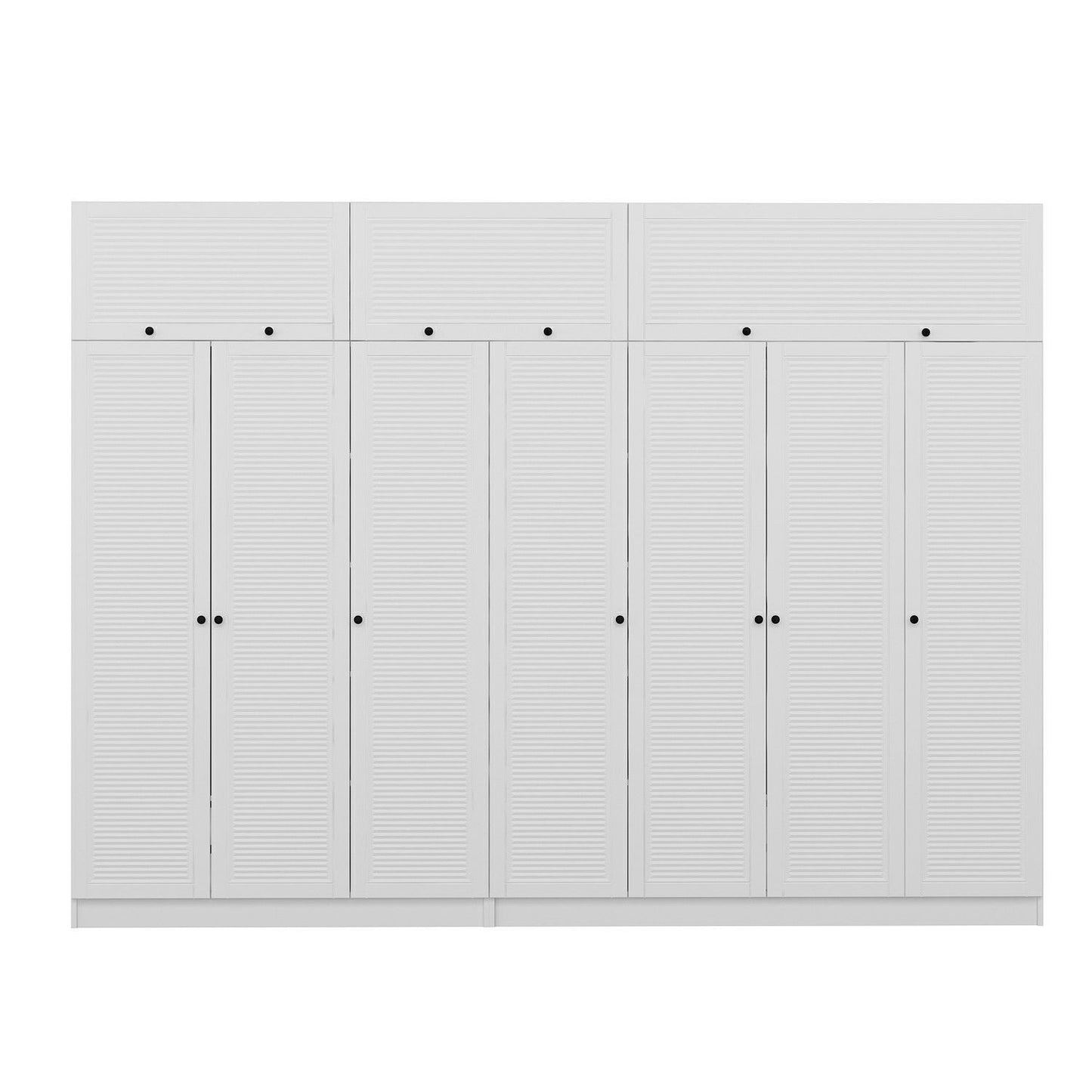 Ντουλάπα 315x255x52 εκ Λευκό 506MNR3600