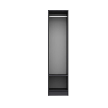Ντουλάπα 45x190x52 εκ Ανθρακί 506MNR3601