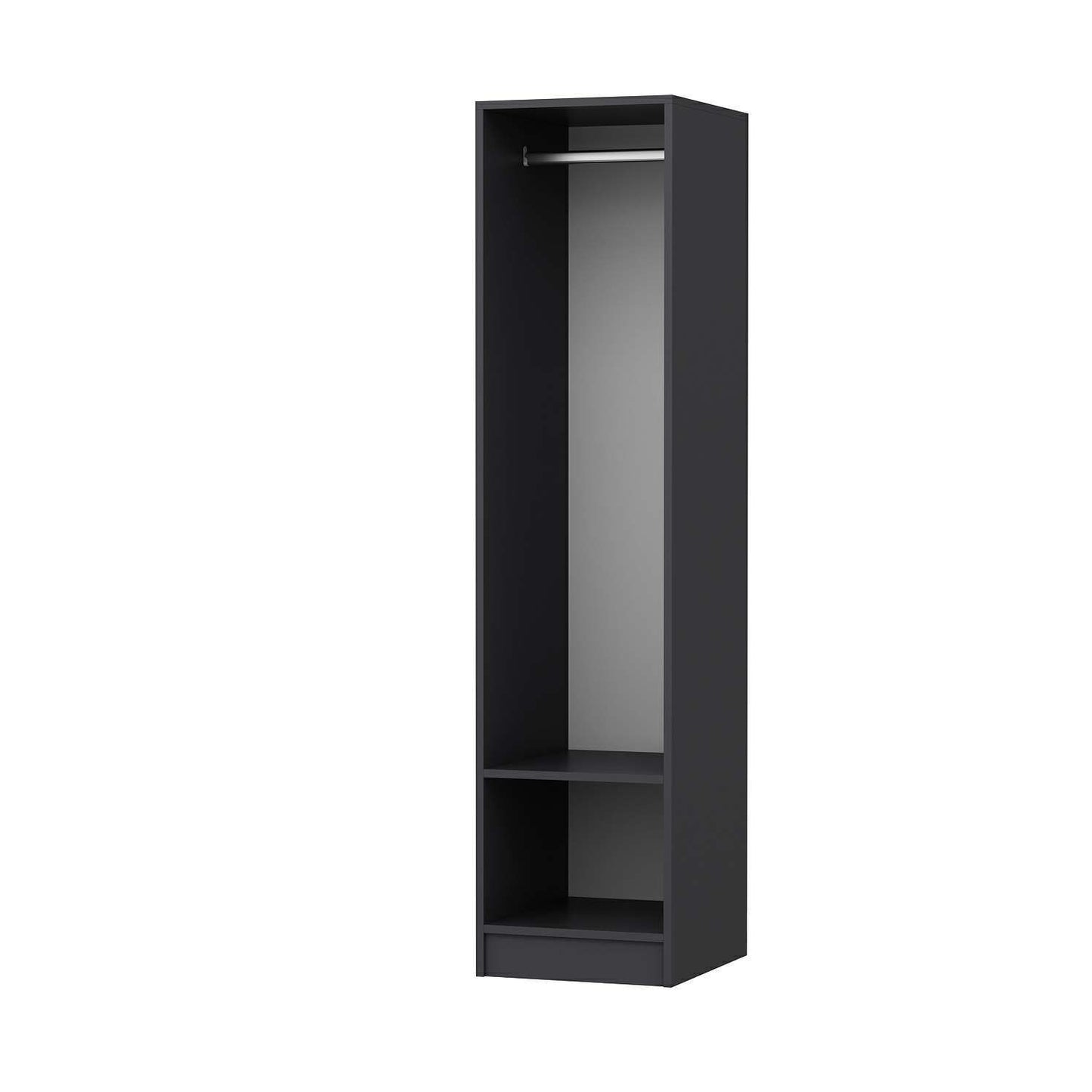 Ντουλάπα 45x190x52 εκ Ανθρακί 506MNR3601