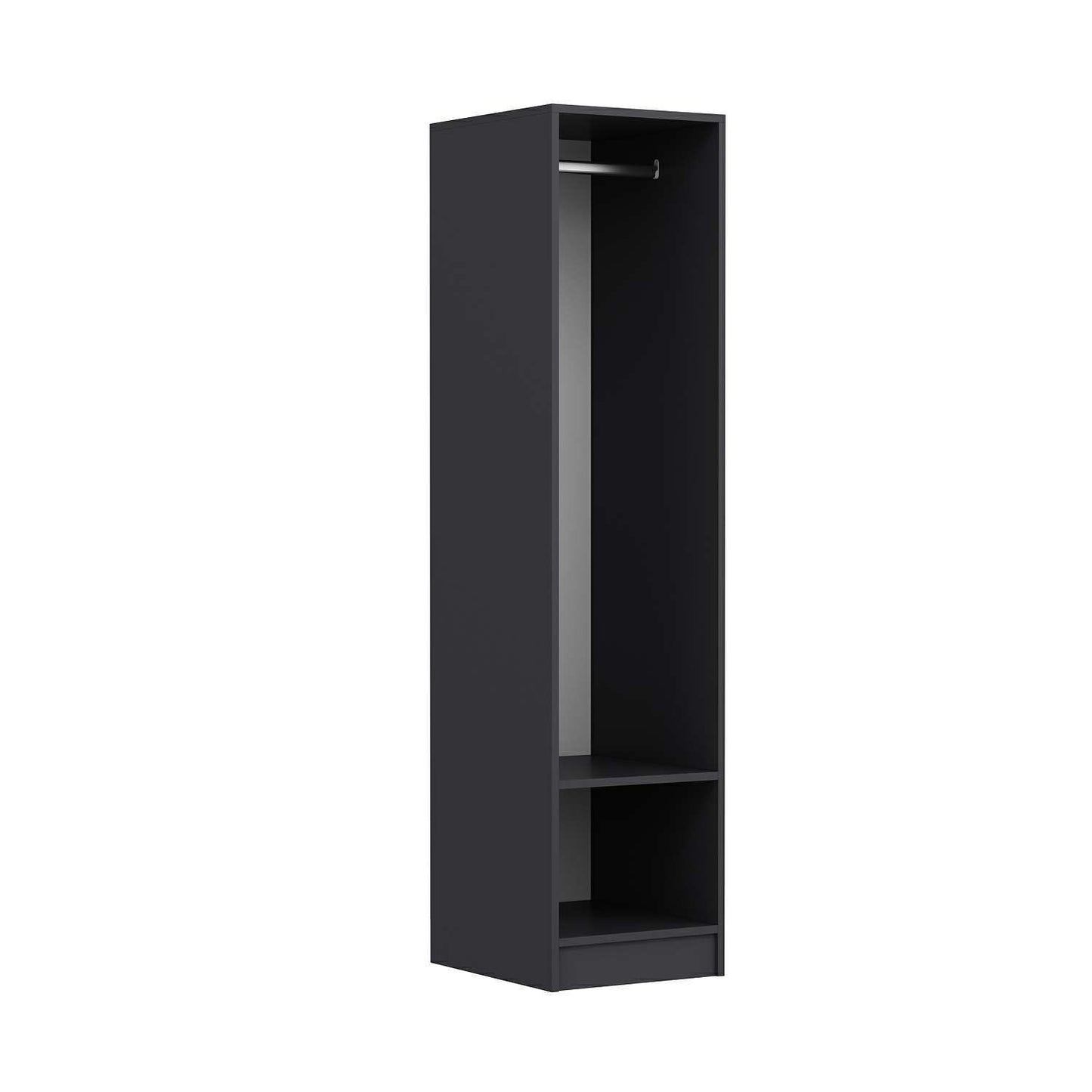 Ντουλάπα 45x190x52 εκ Ανθρακί 506MNR3603