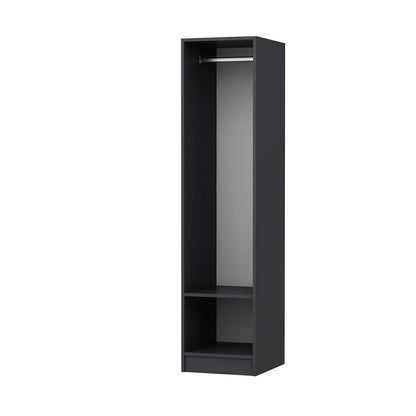 Ντουλάπα 45x190x52 εκ Ανθρακί 506MNR3603