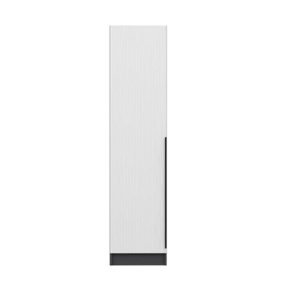 Ντουλάπα 45x190x52 εκ White Anthracite 506MNR3607