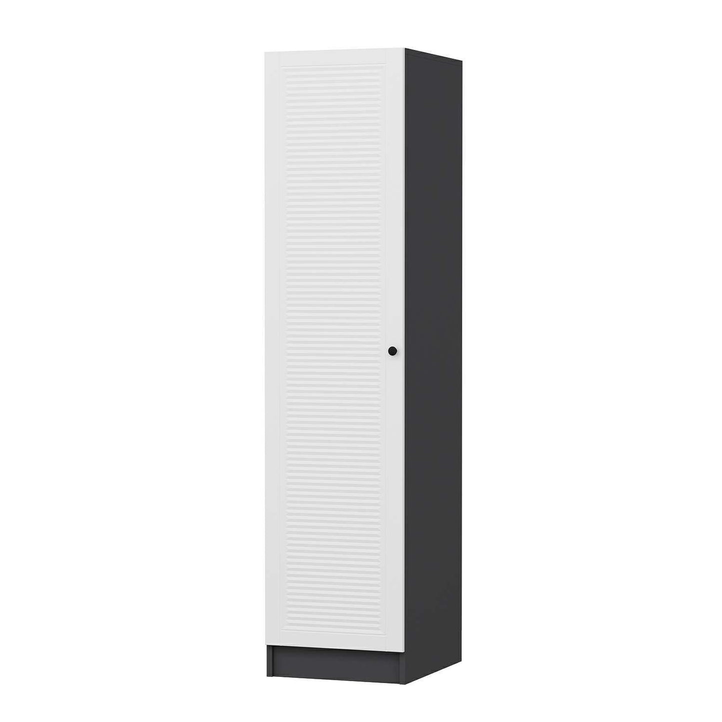 Ντουλάπα 45x210x52 εκ White Anthracite 506MNR3610
