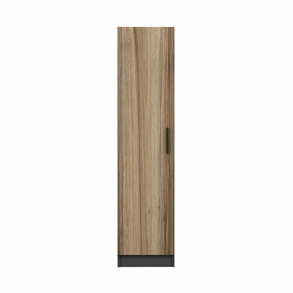 Ντουλάπα 45x210x52 εκ Walnut Anthracite 506MNR3612