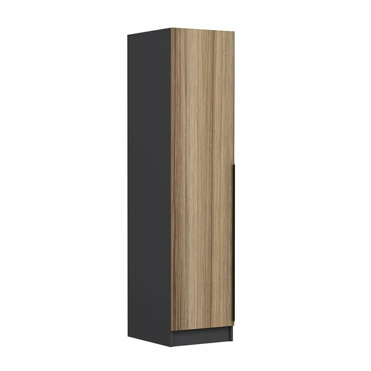 Ντουλάπα 45x190x52 εκ Walnut Anthracite 506MNR3613