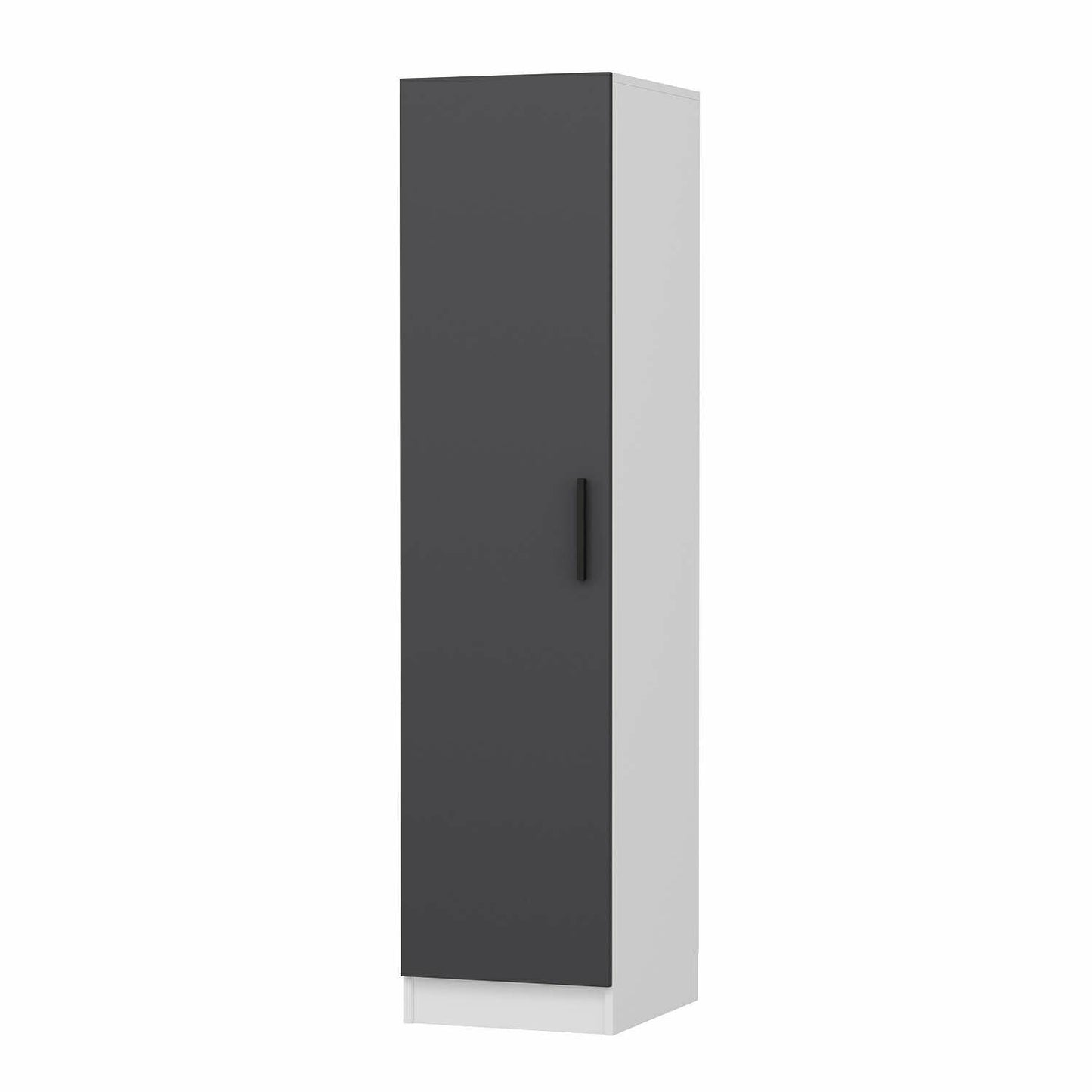 Ντουλάπα 45x210x52 εκ Anthracite White 506MNR3622