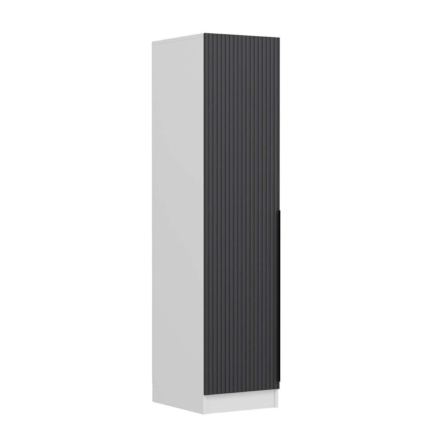 Ντουλάπα 45x190x52 εκ Anthracite White 506MNR3623