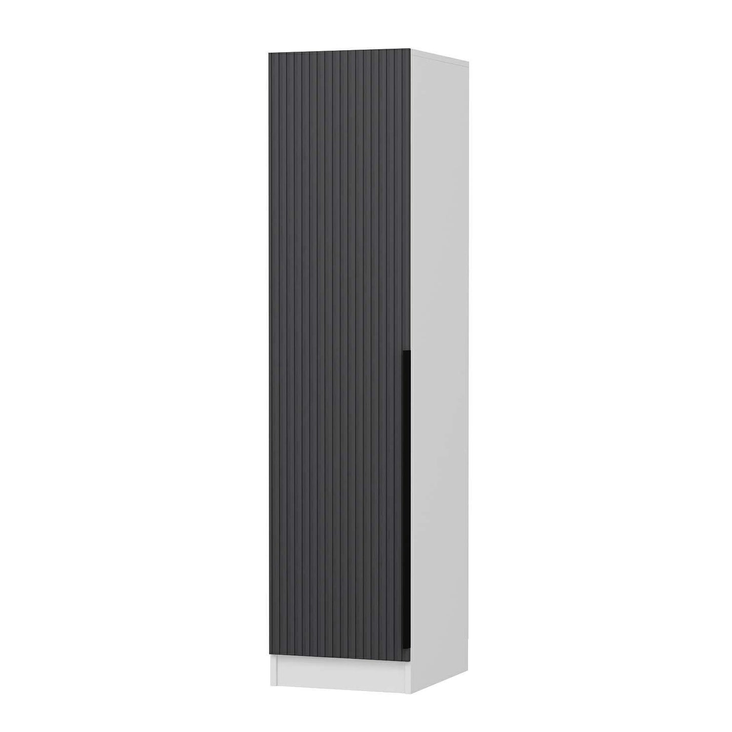 Ντουλάπα 45x190x52 εκ Anthracite White 506MNR3623