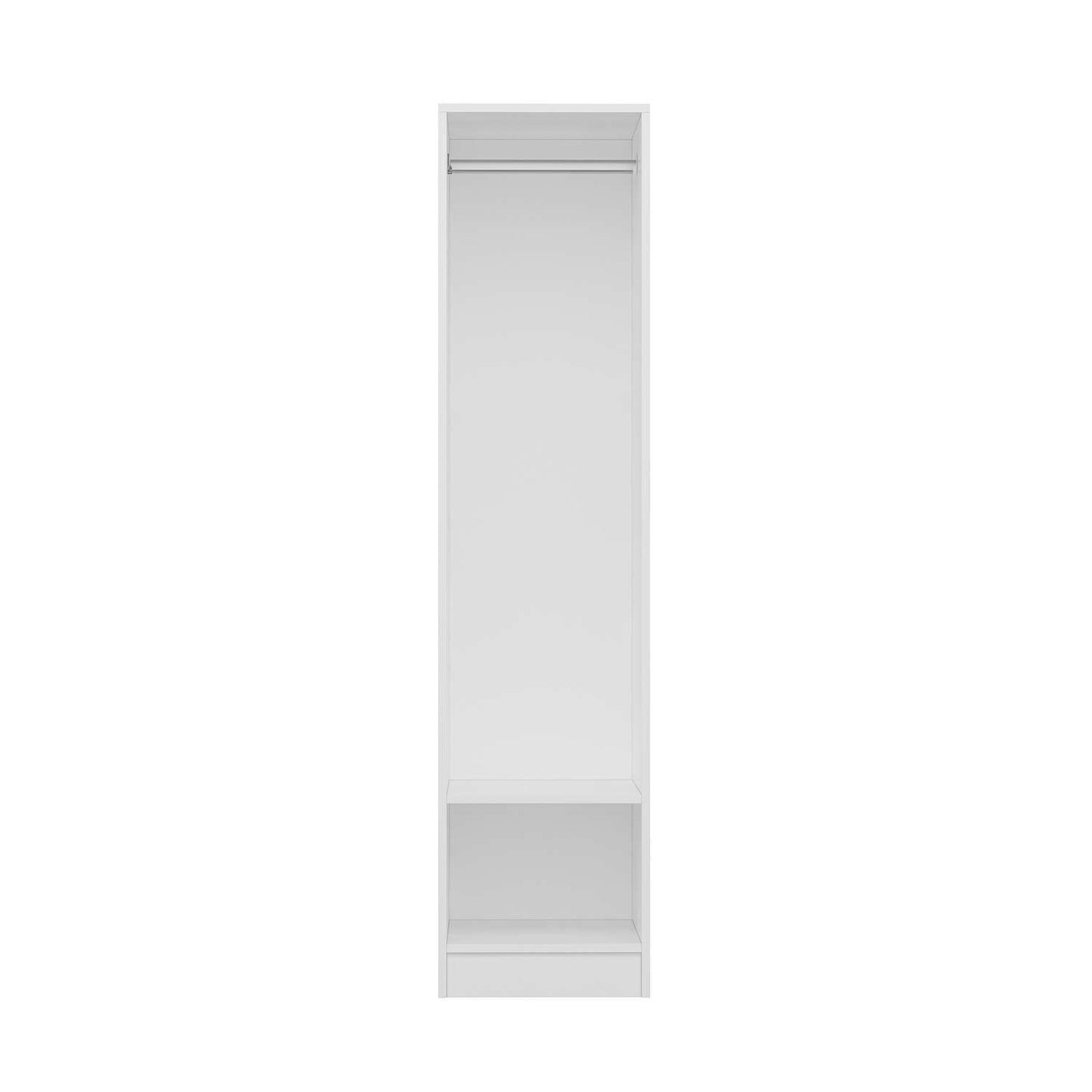 Ντουλάπα 45x190x52 εκ Anthracite White 506MNR3623