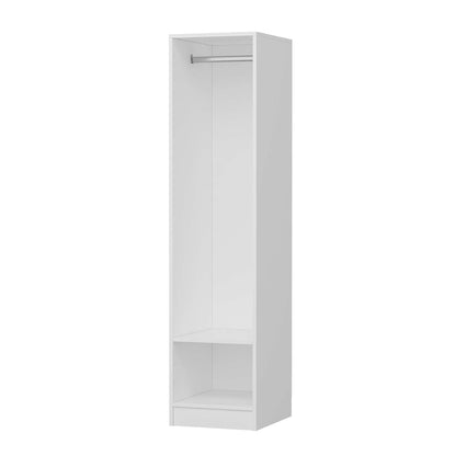 Ντουλάπα 45x190x52 εκ Anthracite White 506MNR3623