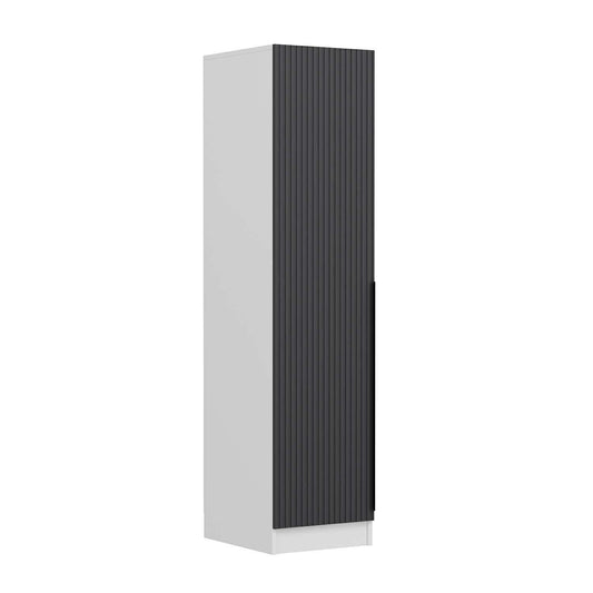 Ντουλάπα 45x210x52 εκ Anthracite White 506MNR3624