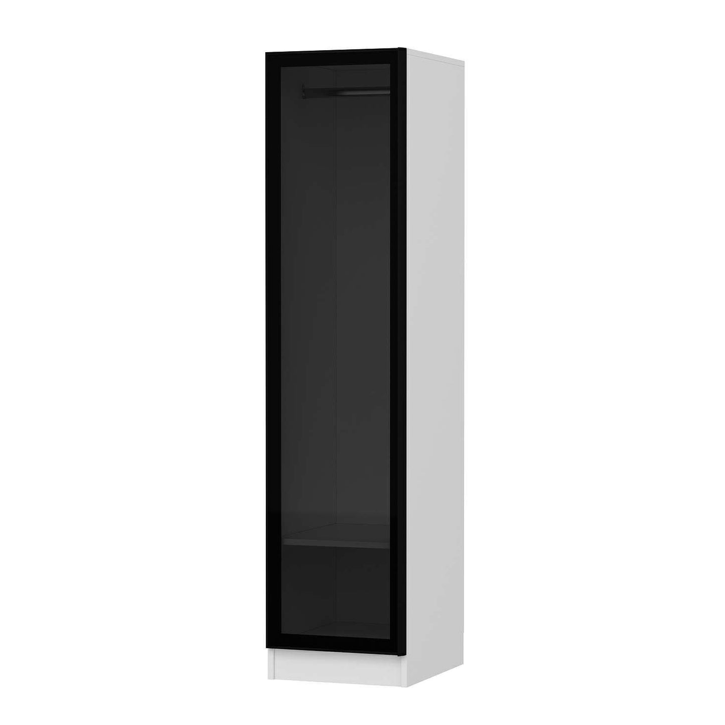 Ντουλάπα 45x210x52 εκ White Dark Grey 506MNR3638