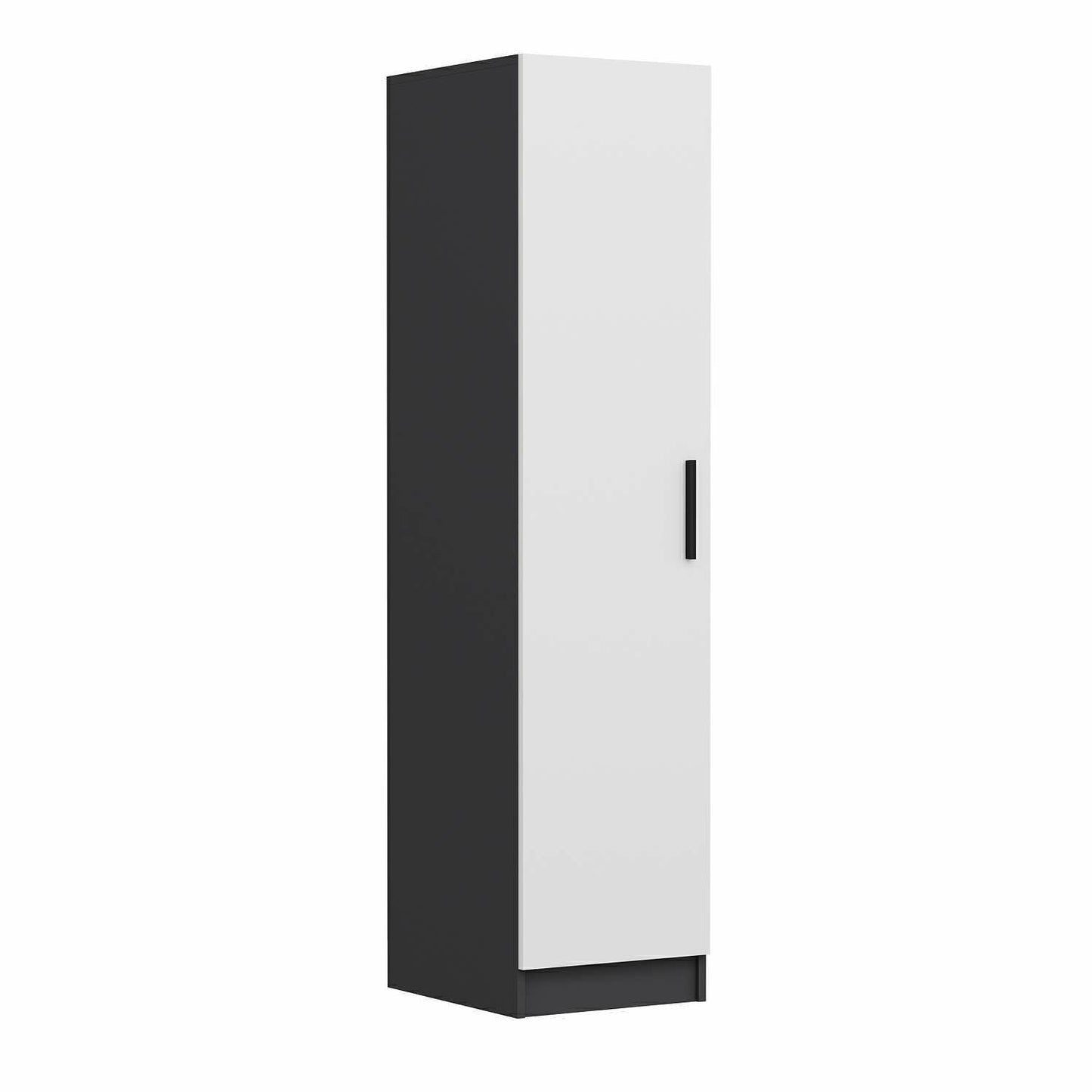 Ντουλάπα 45x210x52 εκ White Anthracite 506MNR3666