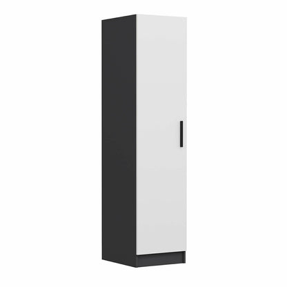 Ντουλάπα 45x210x52 εκ White Anthracite 506MNR3666