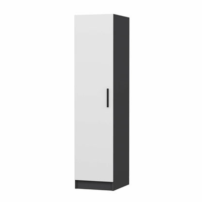 Ντουλάπα 45x210x52 εκ White Anthracite 506MNR3666