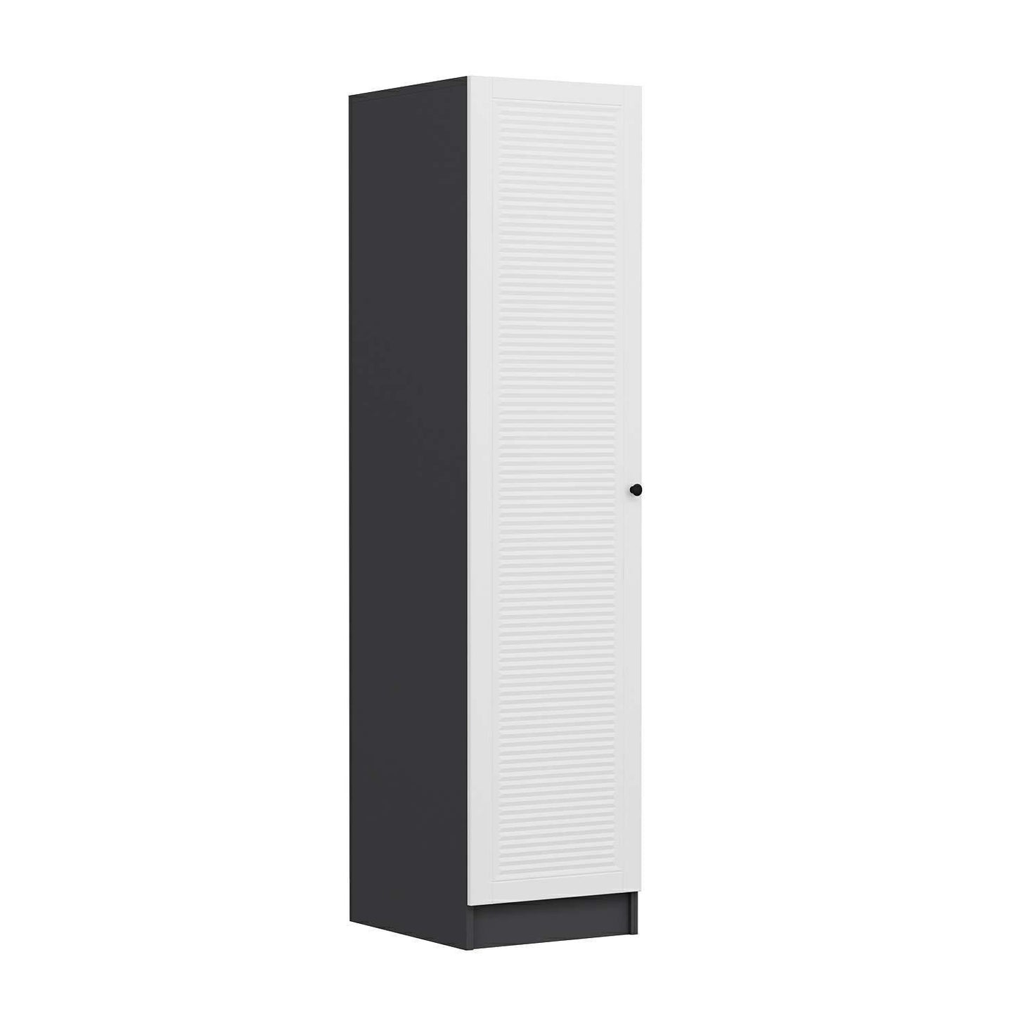 Ντουλάπα 45x190x52 εκ White Anthracite 506MNR3669