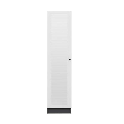 Ντουλάπα 45x190x52 εκ White Anthracite 506MNR3669