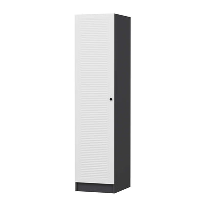 Ντουλάπα 45x210x52 εκ White Anthracite 506MNR3670