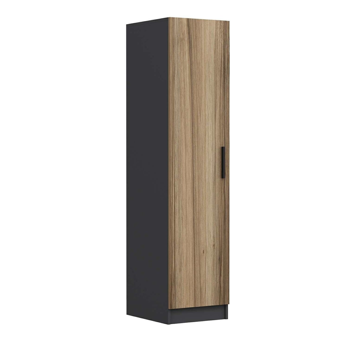 Ντουλάπα 45x190x52 εκ Walnut Anthracite 506MNR3671
