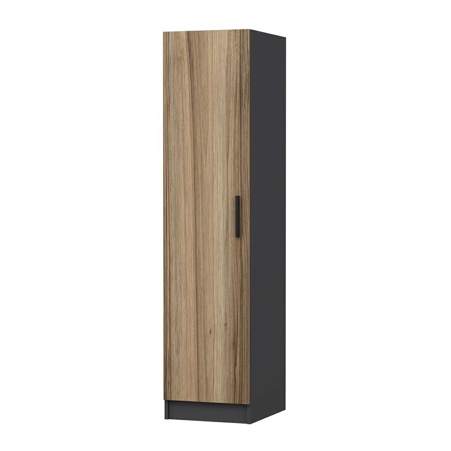 Ντουλάπα 45x190x52 εκ Walnut Anthracite 506MNR3671