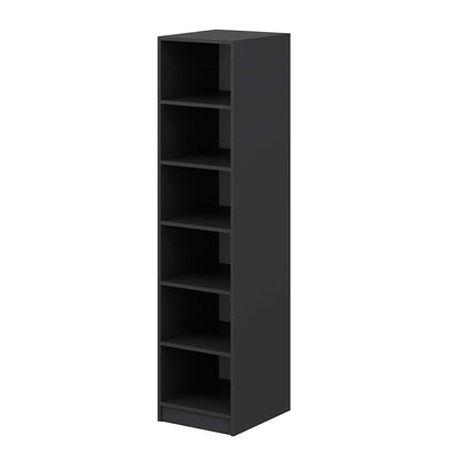 Ντουλάπα 45x190x52 εκ Walnut Anthracite 506MNR3671