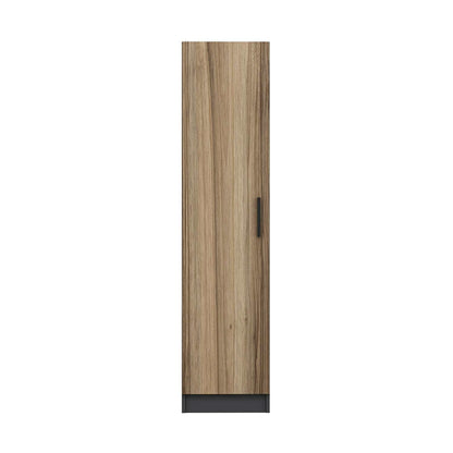Ντουλάπα 45x210x52 εκ Walnut Anthracite 506MNR3672