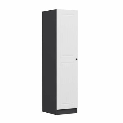 Ντουλάπα 45x210x52 εκ White Anthracite 506MNR3680