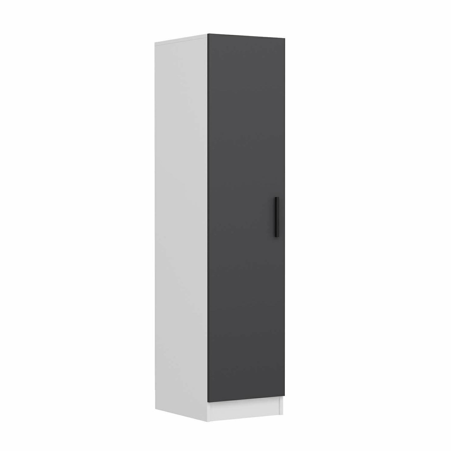 Ντουλάπα 45x210x52 εκ Anthracite White 506MNR3682