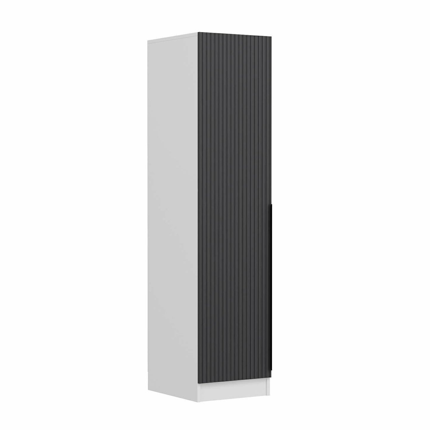 Ντουλάπα 45x210x52 εκ Anthracite White 506MNR3684