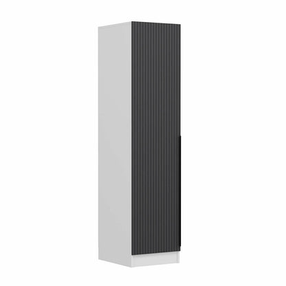 Ντουλάπα 45x210x52 εκ Anthracite White 506MNR3684
