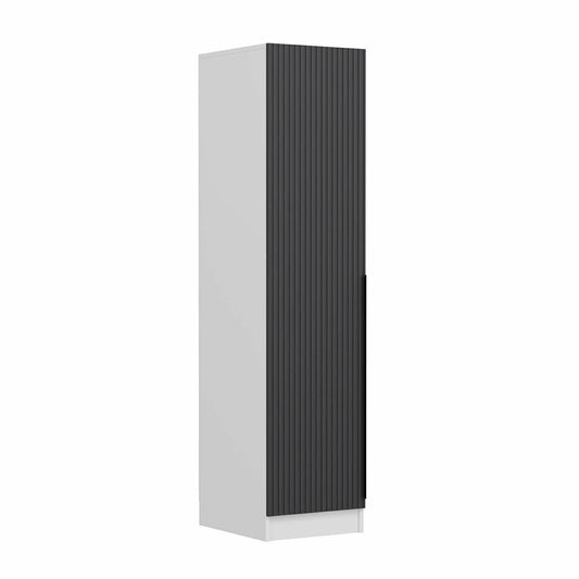 Ντουλάπα 45x210x52 εκ Anthracite White 506MNR3684