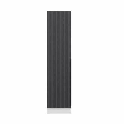 Ντουλάπα 45x210x52 εκ Anthracite White 506MNR3684