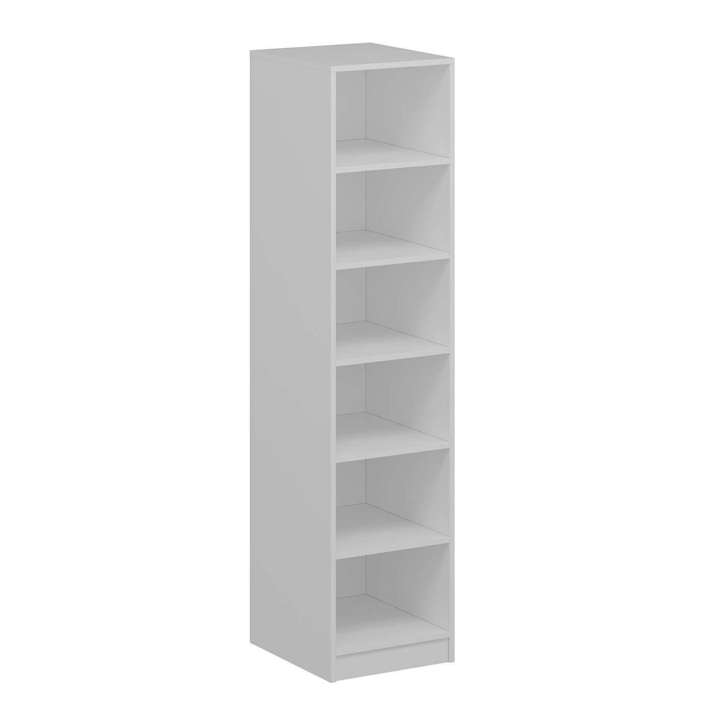 Ντουλάπα 45x190x52 εκ Walnut White 506MNR3691