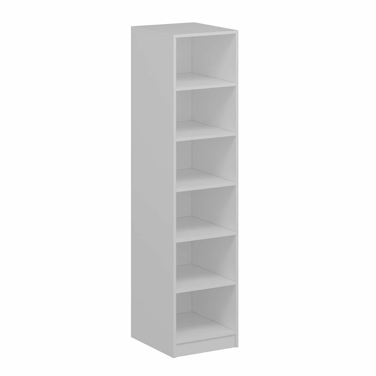 Ντουλάπα 45x190x52 εκ Walnut White 506MNR3693